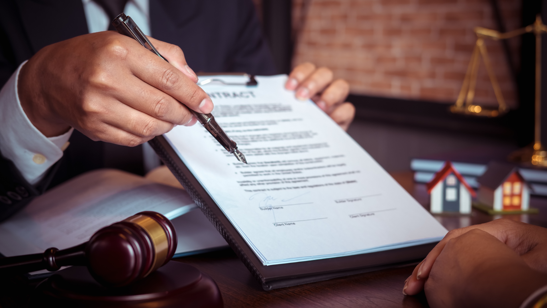 Lawyer holding a document and pointing with a pen. Discovery is the opportunity in litigation to learn facts and gather information from an opposing party or third parties.
